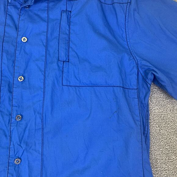 Coogi Men's Button Down Shirt Blue Embroidered Shirt Size 2XL - Picture 7 of 11